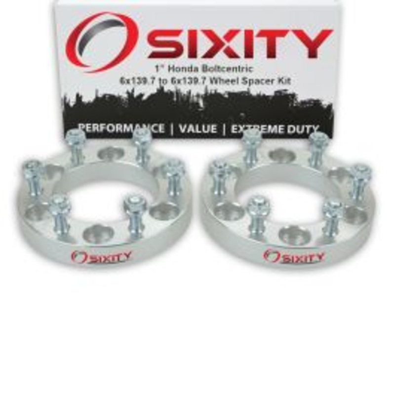 Sixity 2 pc 1" Thick Wheel Spacers - Honda Passport - 6x139.7mm