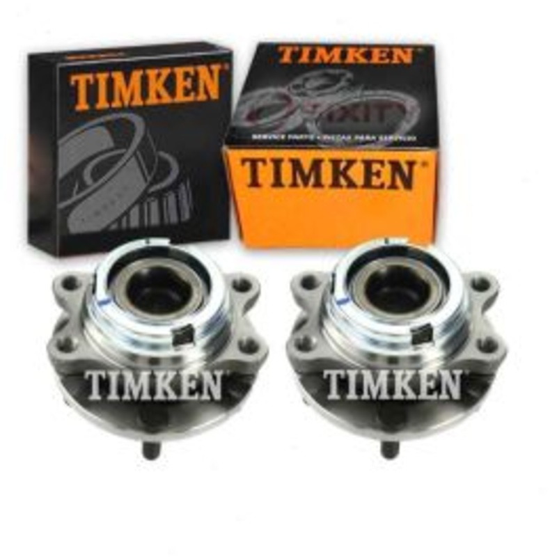 2 pc Timken Front Wheel Bearing Hub Assemblys for 2015-2018 Infiniti Q70L