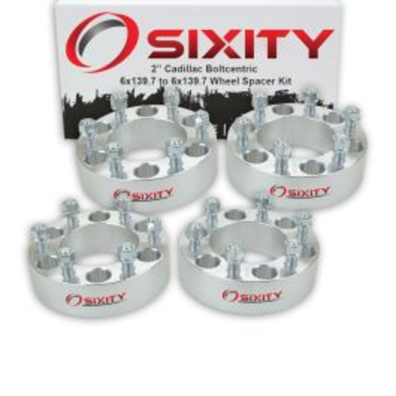 Sixity 4 pc 2" Thick Wheel Spacers - Cadillac Escalade - 6x139.7mm