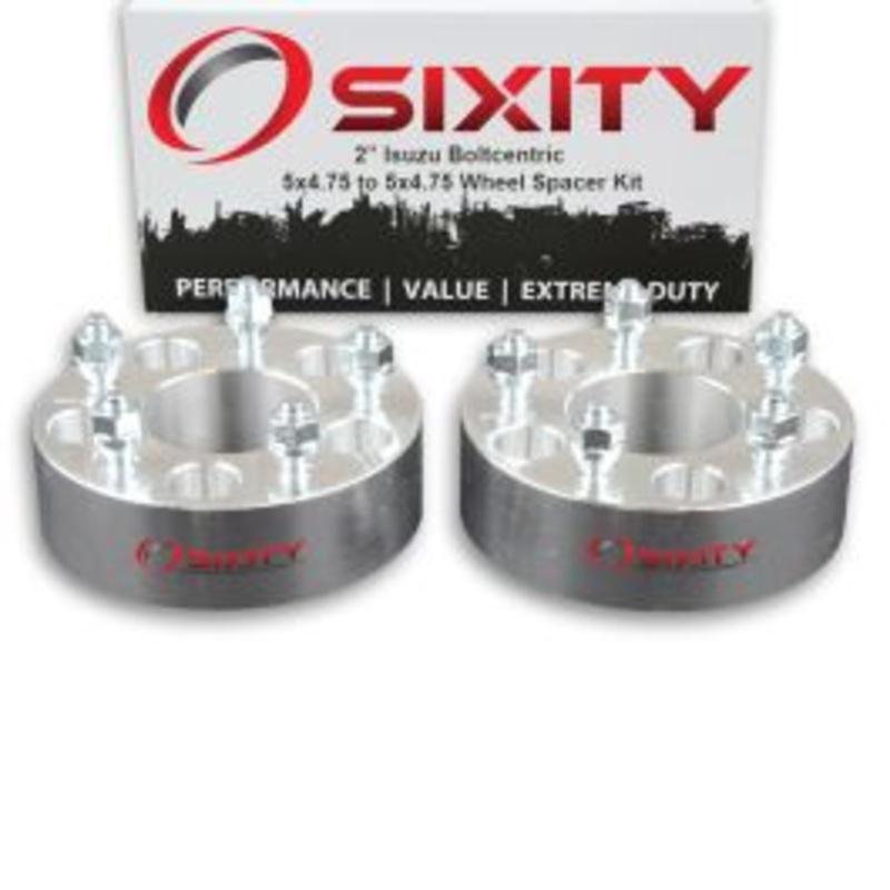 Sixity 2 pc 2" Thick Wheel Spacers - Isuzu Hombre - 5x4.75