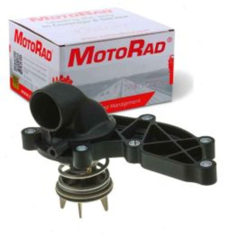 MotoRad Engine Coolant Thermostat for 2014-2015 Volkswagen Touareg