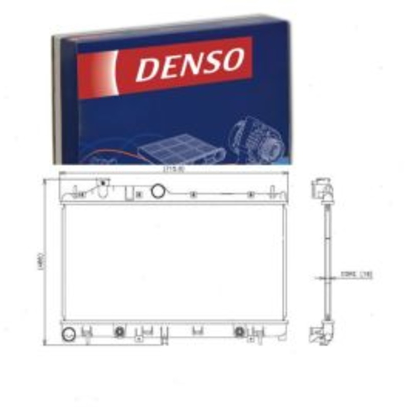 DENSO Radiator for 2009-2013 Subaru Forester 2.5L H4