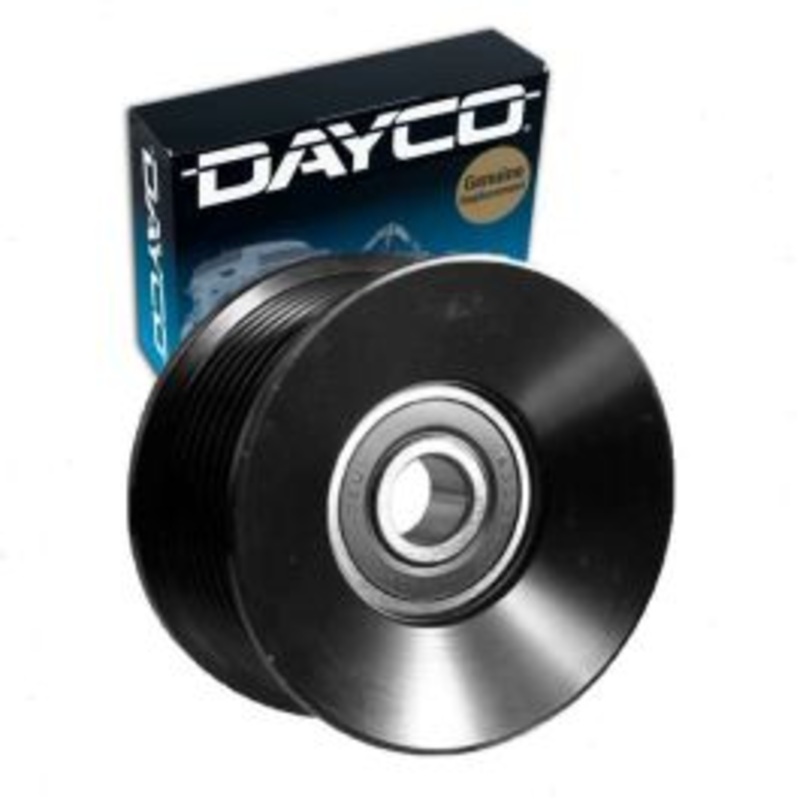 Dayco Grooved Pulley Drive Belt Idler Pulley for 2011-2019 Ford F-250 Super Duty 6.7L V8