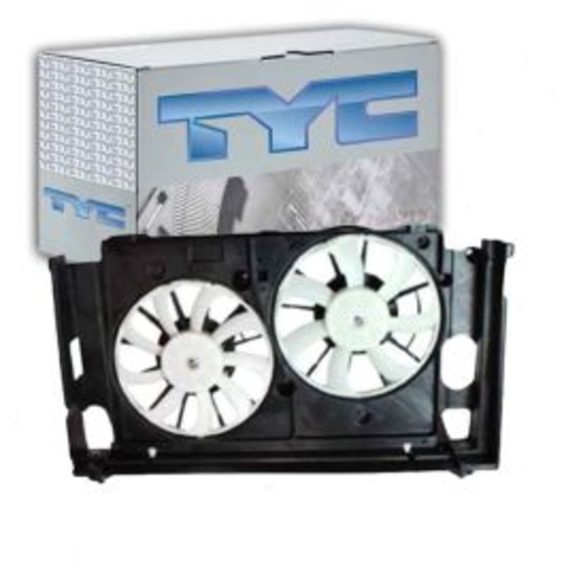 TYC Dual Radiator & Condenser Fan Assembly for 2010-2015 Toyota Prius