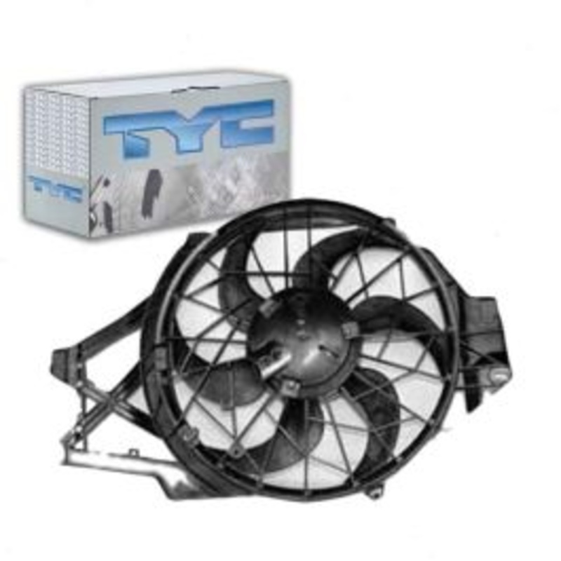 TYC 620460 Dual Radiator & Condenser Fan Assembly