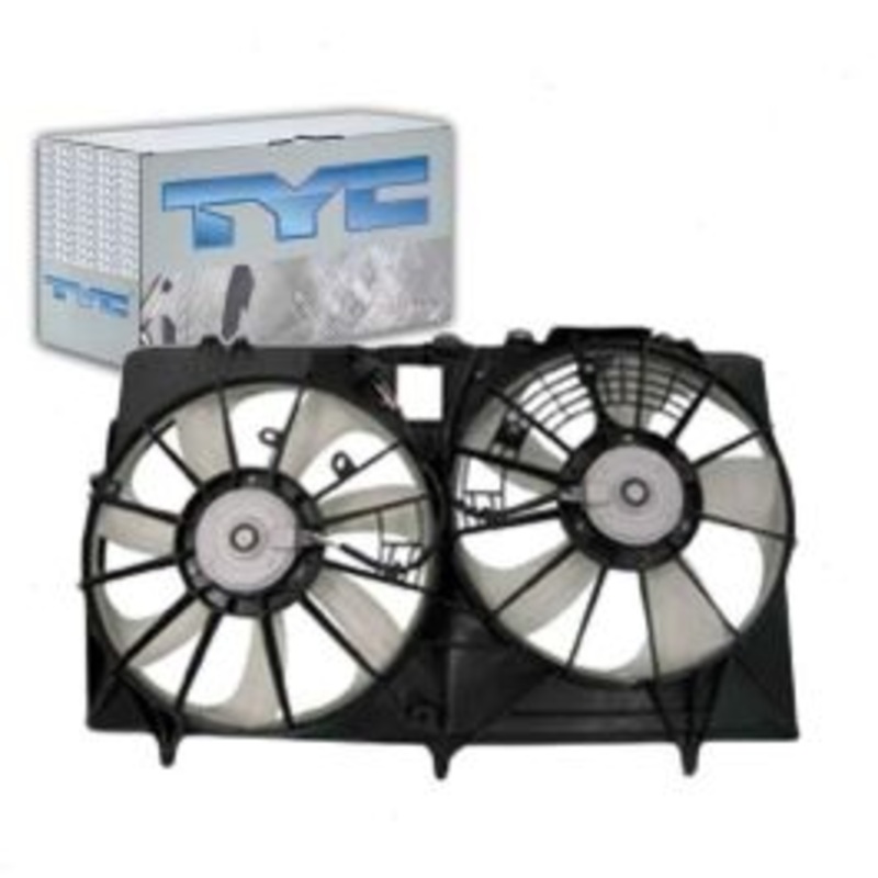 TYC Dual Radiator & Condenser Fan Assembly for 2010-2015 Lexus RX350
