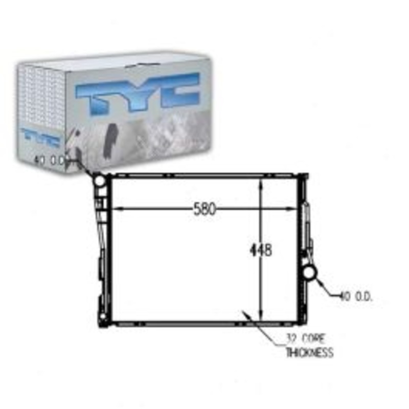 TYC Radiator for 2000 BMW 328Ci 2.8L L6