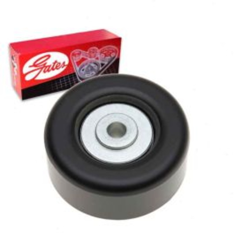 Gates DriveAlign Smooth Pulley Drive Belt Idler Pulley for 2006-2013 Chevrolet Express 3500 6.6L V8