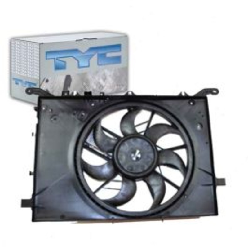 TYC 622140 Dual Radiator & Condenser Fan Assembly