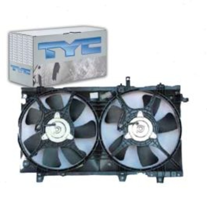 TYC Dual Radiator & Condenser Fan Assembly for 2003-2008 Subaru Forester