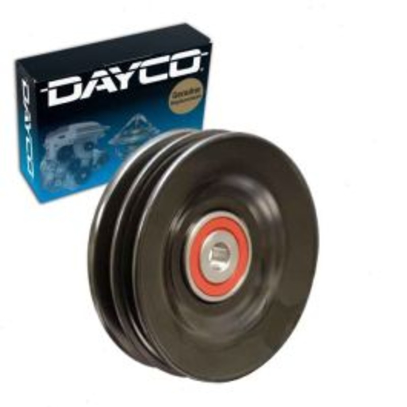 Dayco Alternator Drive Belt Idler Pulley for 1985-1991 Dodge D250 3.9L 5.2L 5.9L V6 V8