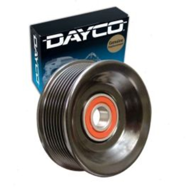 Dayco Grooved Pulley Drive Belt Idler Pulley for 2000 Ford Excursion 7.3L V8