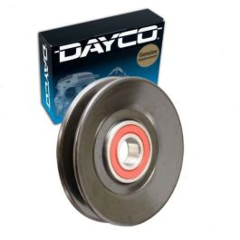 Dayco Drive Belt Idler Pulley for 1970-1996 Ford F-250 4.9L 5.0L 5.8L 6.6L 7.3L 7.5L L6 V8