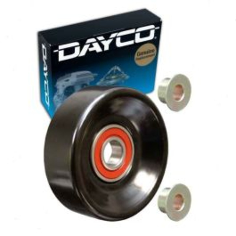 Dayco Smooth Pulley Drive Belt Idler Pulley for 1987-1992 Jeep Comanche 2.5L 4.0L L4 L6