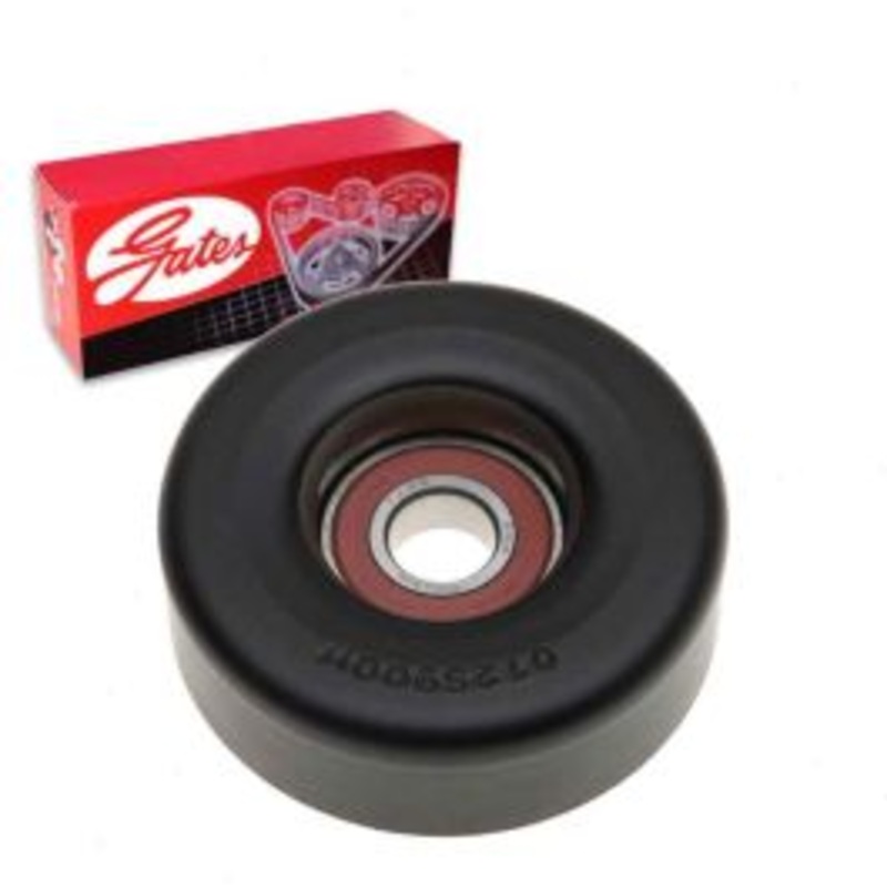 Gates DriveAlign Drive Belt Idler Pulley for 1992-2003 Ford Thunderbird 3.8L 3.9L 5.0L V6 V8