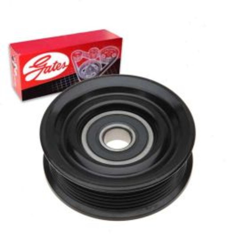 Gates DriveAlign Grooved Pulley Drive Belt Idler Pulley for 2002-2010 Ford F-150 4.6L 5.4L V8