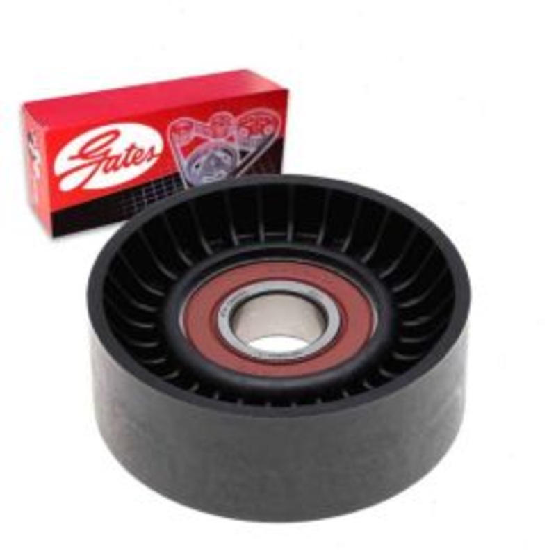 Gates DriveAlign Smooth Pulley Drive Belt Idler Pulley for 2011-2019 Dodge Charger 5.7L 6.4L V8
