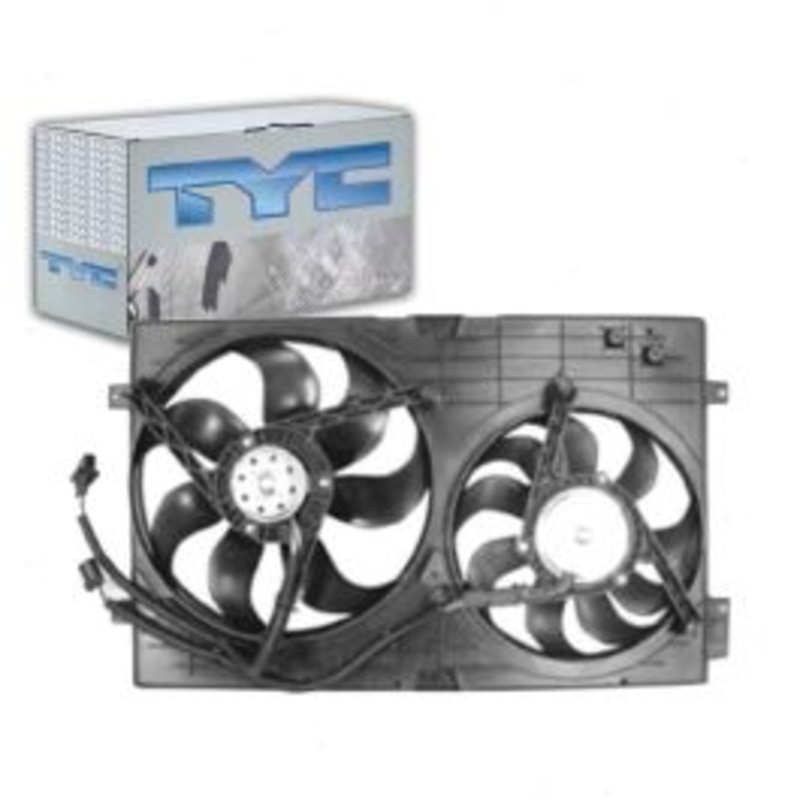 TYC 620990 Dual Radiator & Condenser Fan Assembly