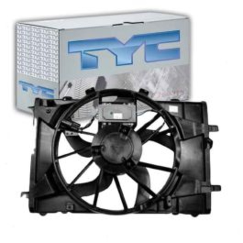 TYC Dual Radiator & Condenser Fan Assembly for 2010-2011 Mercury Milan