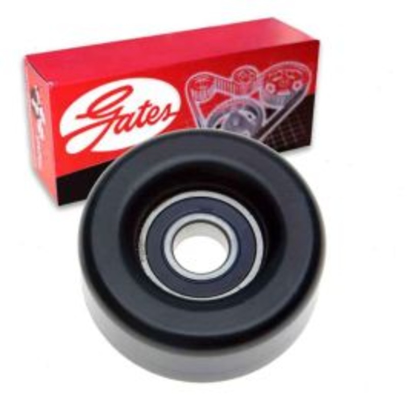Gates DriveAlign Lower Drive Belt Idler Pulley for 2001-2008 Jaguar X-Type 2.5L 3.0L V6