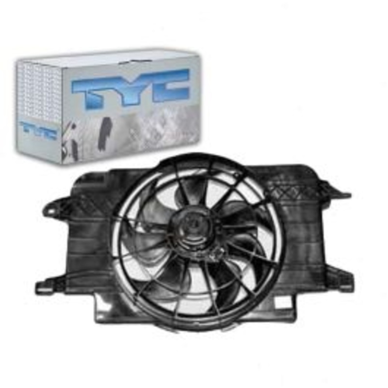 TYC Dual Radiator & Condenser Fan Assembly for 1994-2002 Saturn SC2
