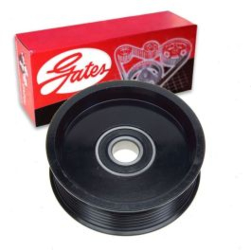Gates DriveAlign Grooved Pulley Drive Belt Idler Pulley for 1994 Ford F-350 7.3L V8