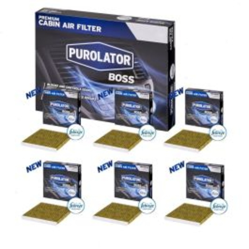 6 pc Purolator BOSS PBC35644 Cabin Air Filters