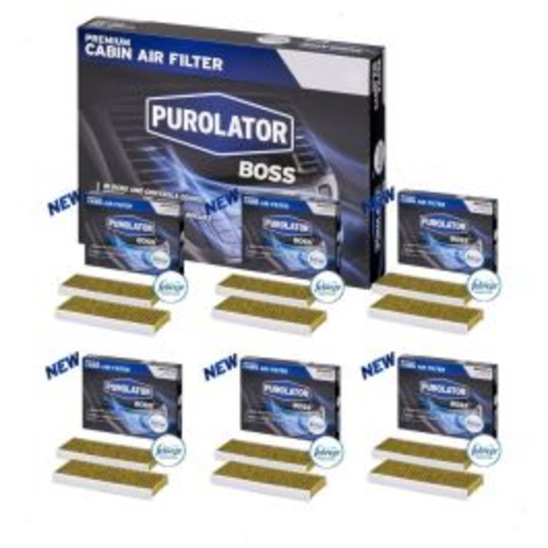 6 pc Purolator BOSS PBC25764 Cabin Air Filters