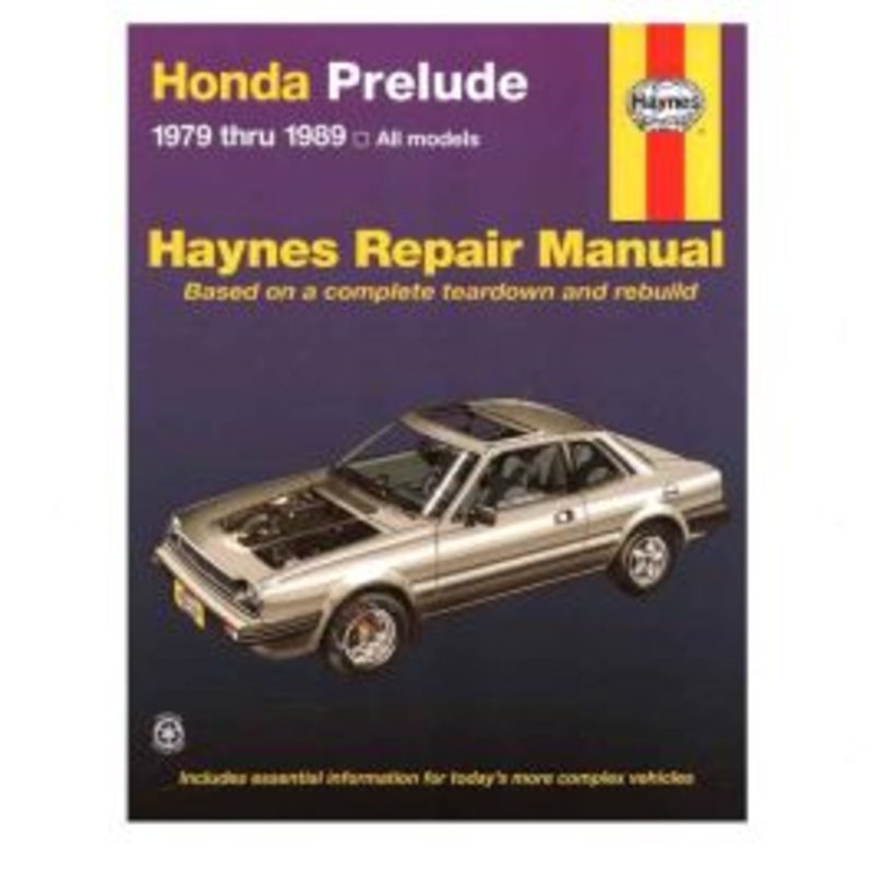 Haynes 42040 Repair Manual Honda Prelude CVCC 79-89
