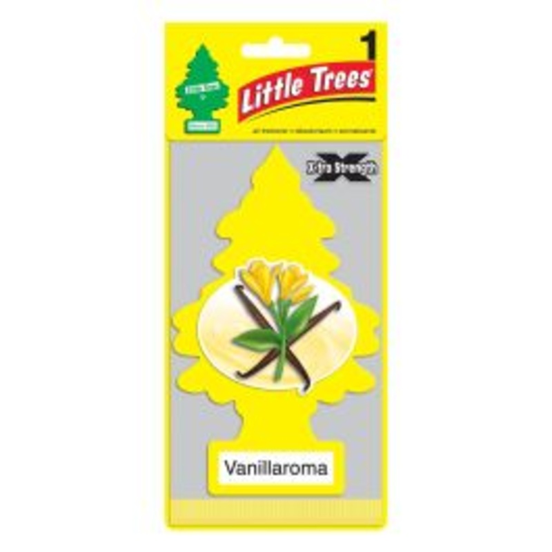 Little Trees X-tra Strength Vanillaroma Air Freshener 1-3-6-12-24 pc