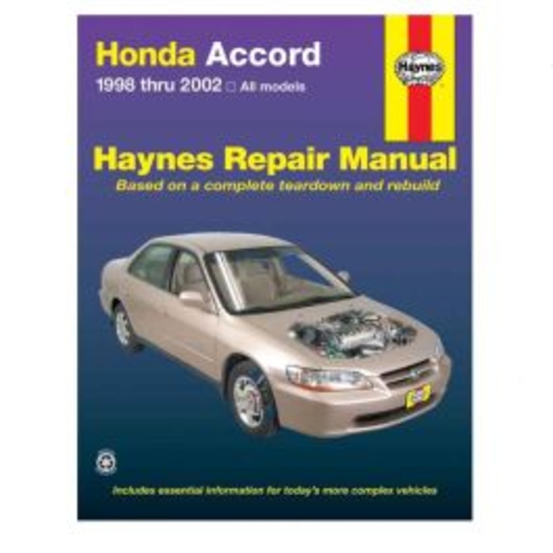 Haynes Repair Manual for 1998-2002 Honda Accord