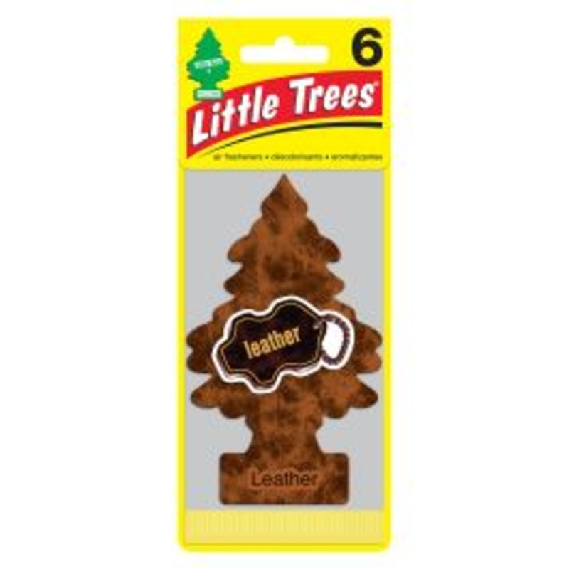 Little Trees Leather Air Freshener Scent Home Car 6-12-24-48-96-144 pc