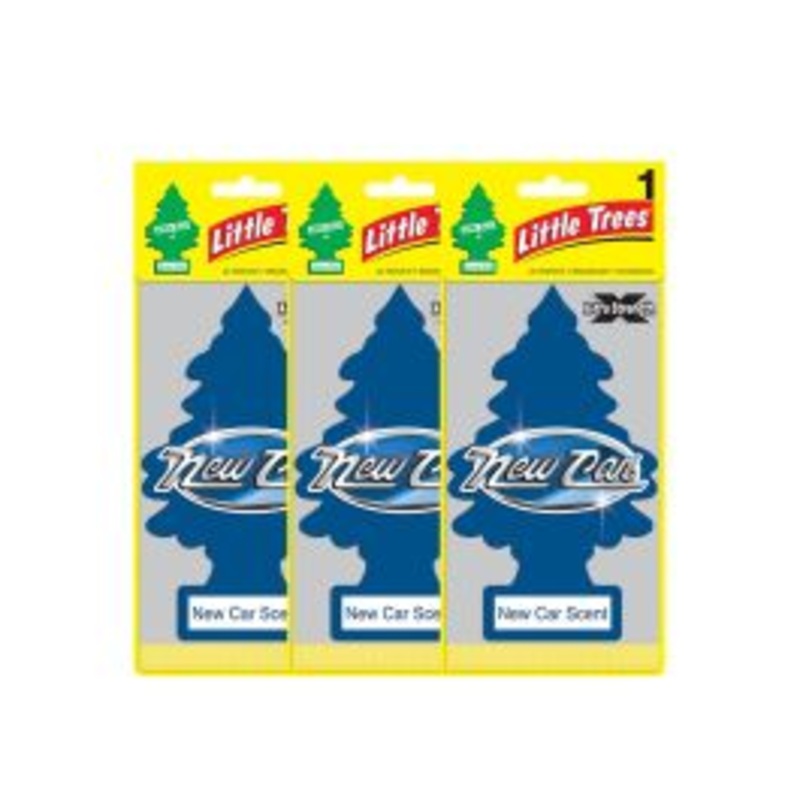 Little Trees X-tra Strength New Car Scent Large Air Freshener - 3 pack