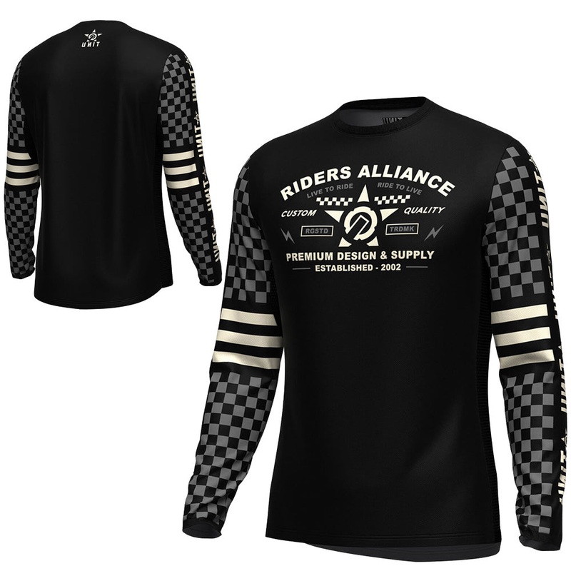 Unit Pursuit Mens Long Sleeve Jersey - XL - Black